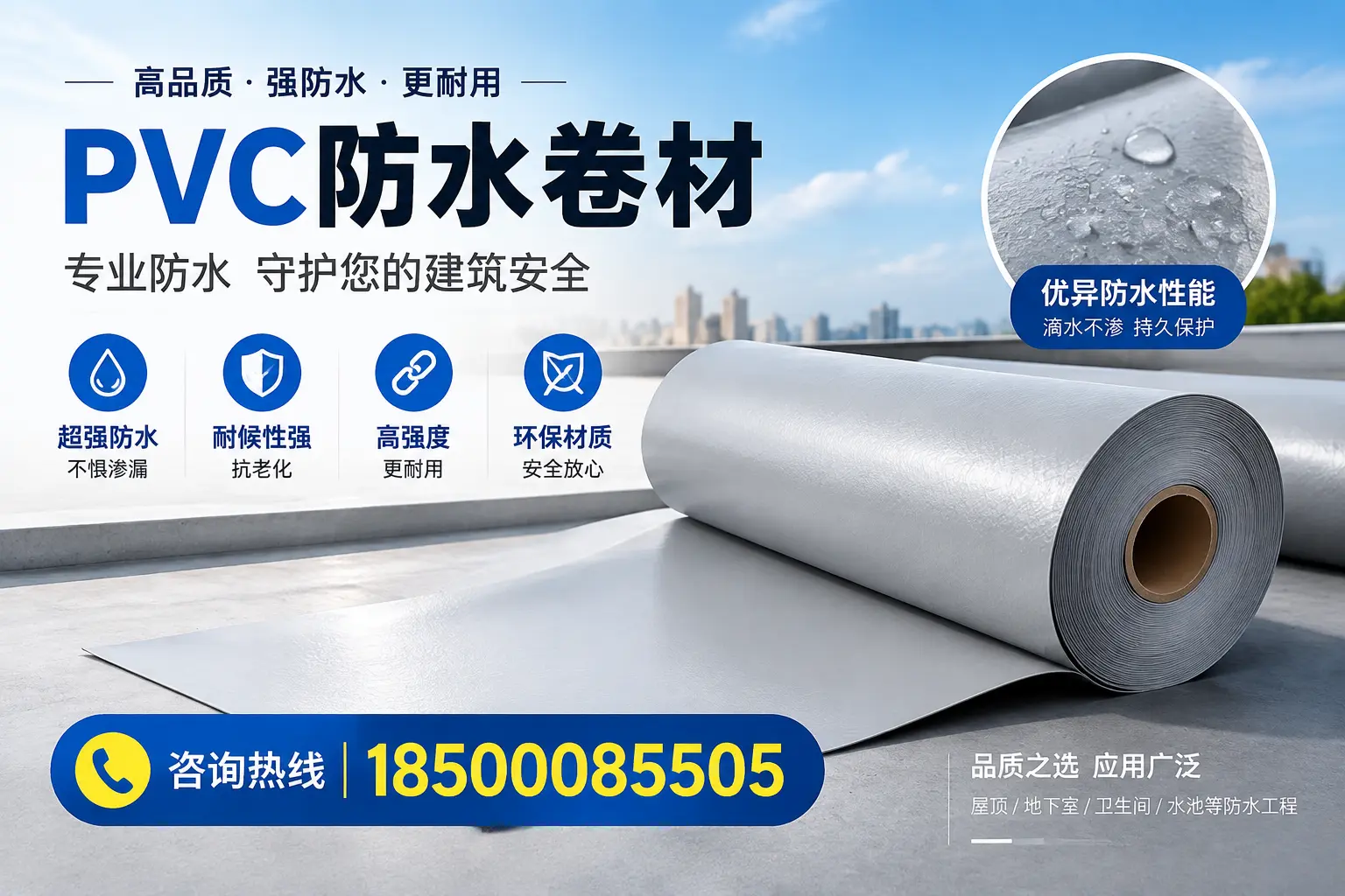 宜春地区pvc防水卷材的市场现状与发展趋势